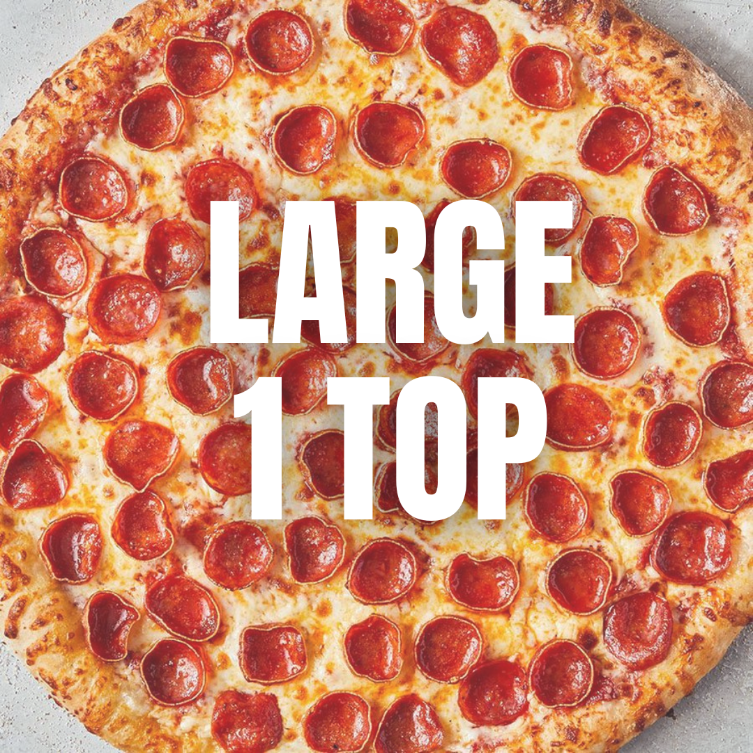 LARGE 1-TOPPING PIZZA image