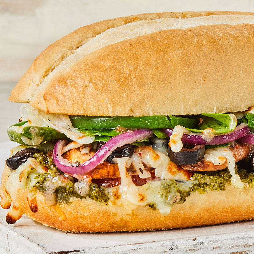 PESTO VEGETARIAN SUB image